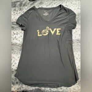 Women's gray Love Graphic Tee